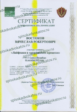 адвокат Востоков Вячеслав 